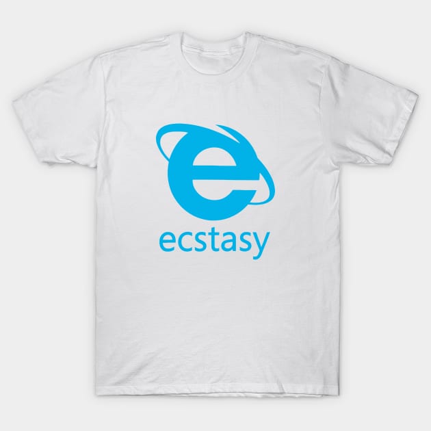 ecstasy tumblr blue T-Shirt by Olympussure